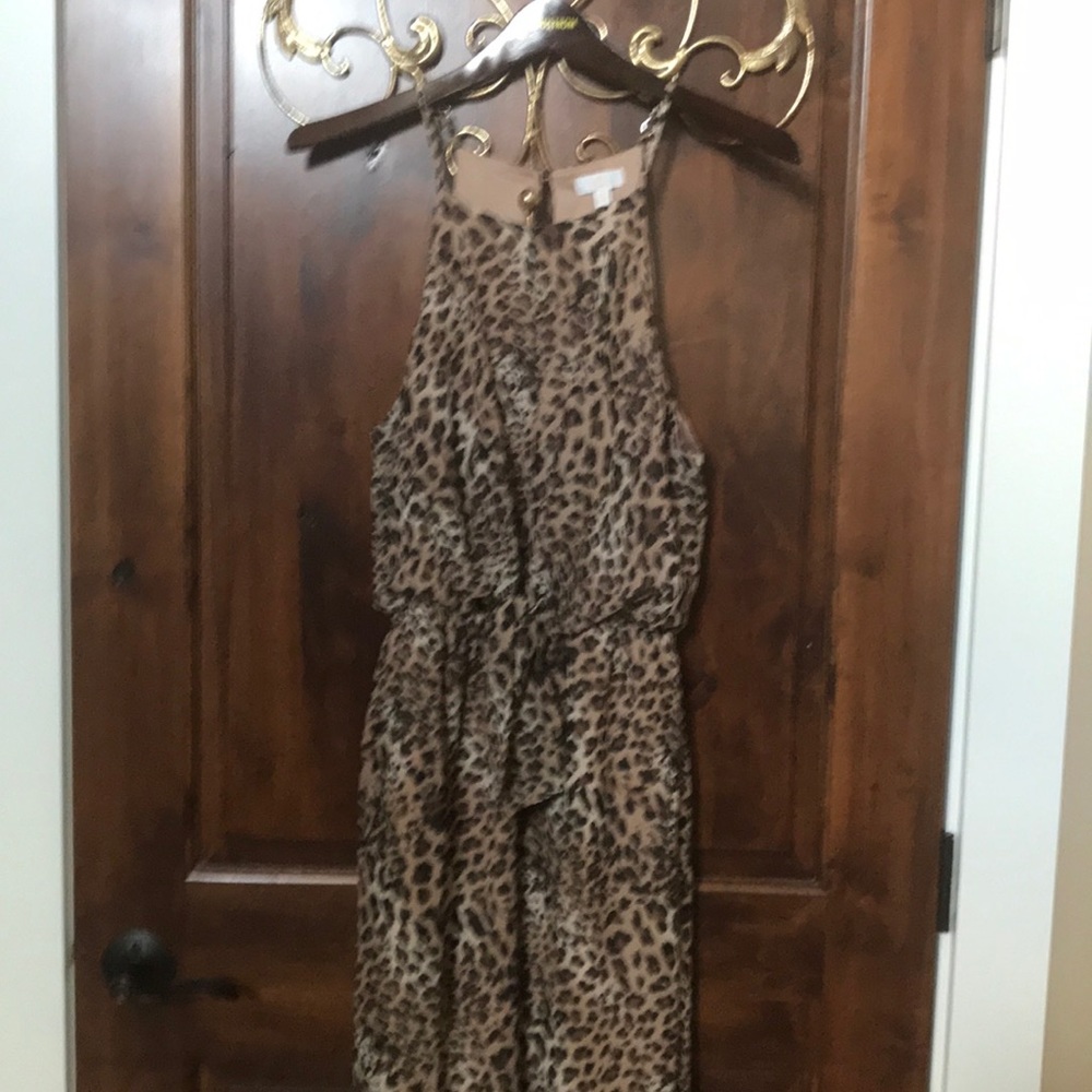Long Leopard Dress